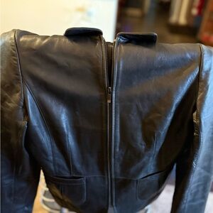 Ann Taylor Black Leather Jacket